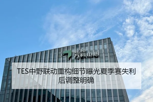 TES中野联动重构细节曝光夏季赛失利后调整明确